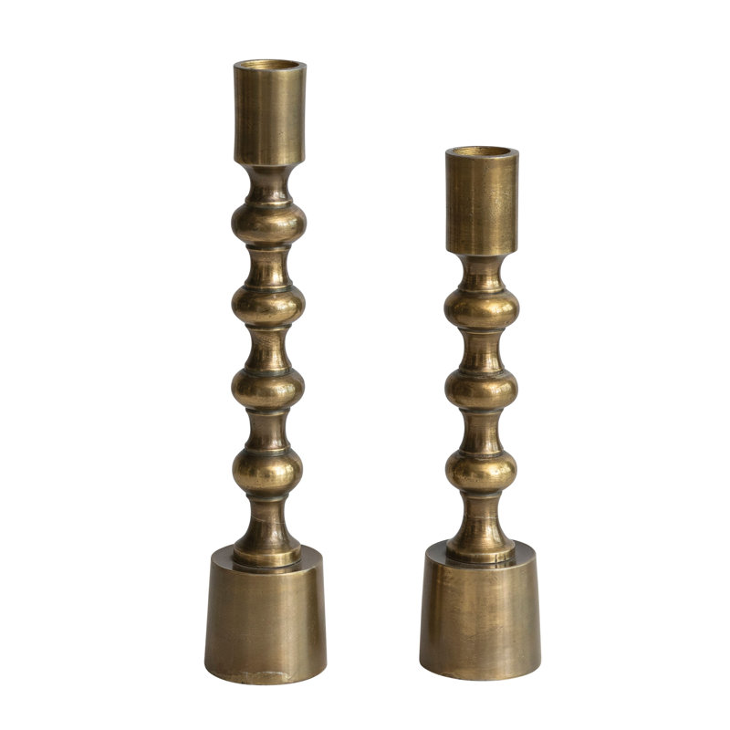 Porte-bougie en aluminium