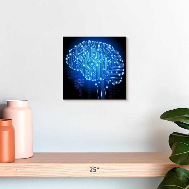 Keiri Cyborg Brain, 10" H x 10" W