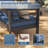7-Person Aluminum Outdoor Seating Group with Cushions-1256004281
