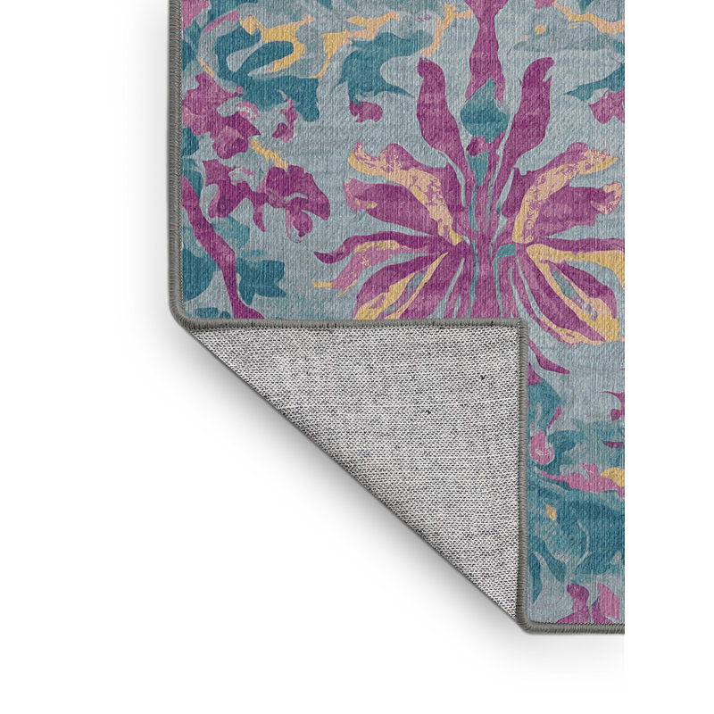 Tapis gris lavable à la machine, Rectangle 8 pi x 12 pi