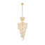 Lustre unique à 10 lumières avec accents de cristal Ston Easton-429028880-429028882