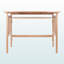 Bureau d'ordinateur en bois massif Marco, finition naturelle, H 29,77 po x l 39,76 po x P 19,79 po