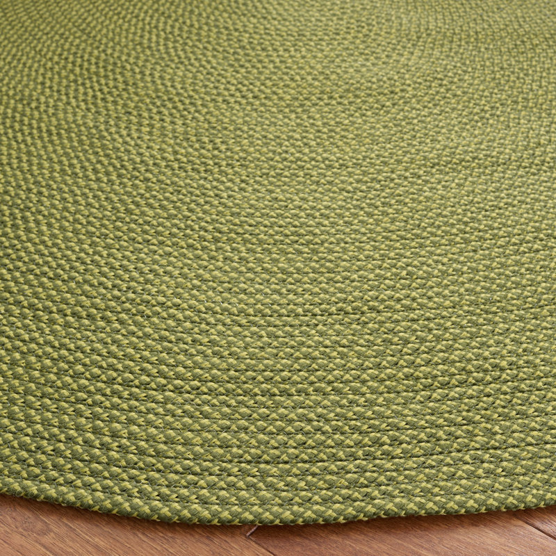 Tapis performance tressé à la main, Rond 6 pi