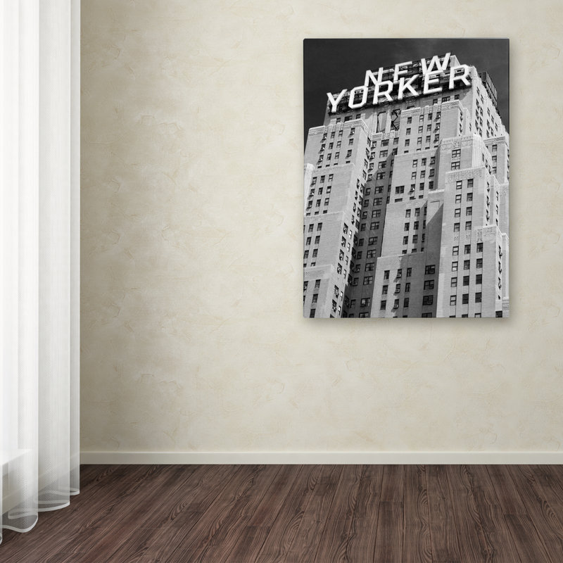 « new yorker » par yale gurney, reproduction de photo sur toile, H 19 po x l 14 po x P 2 po