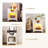 18'' Modern Glossy White  LED Nightstand with Drawer, Power Outlet and Open Shelf(Set of 2)-117319120-117319122