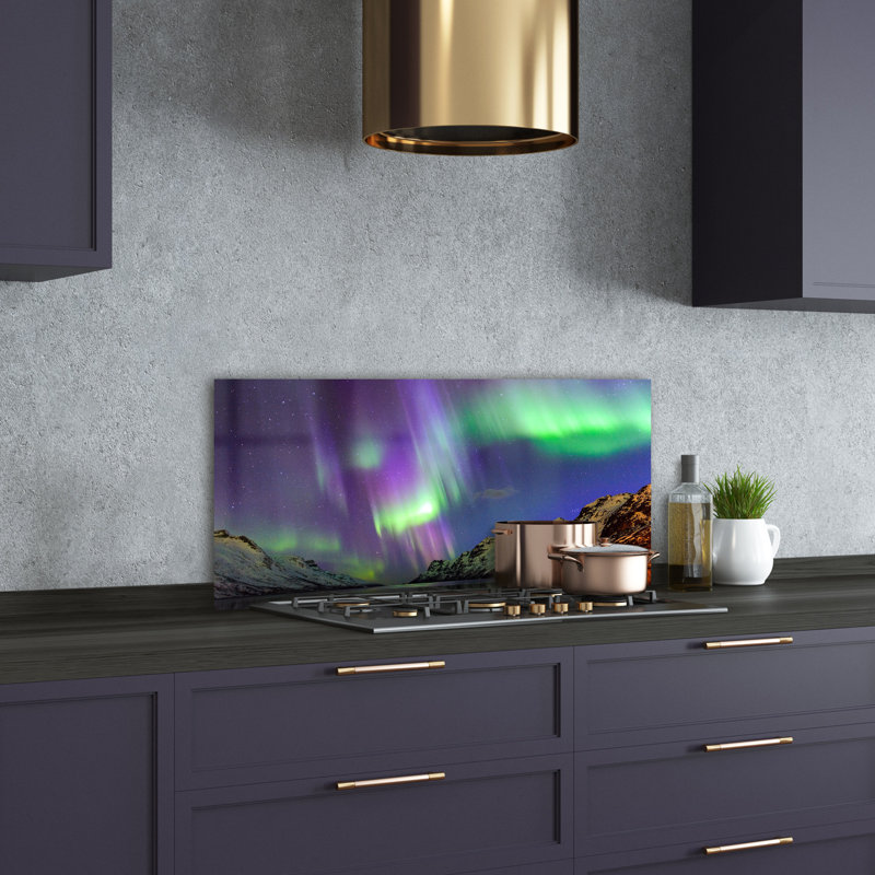 50cm W x 100cm L Glass Peel and Stick Panel