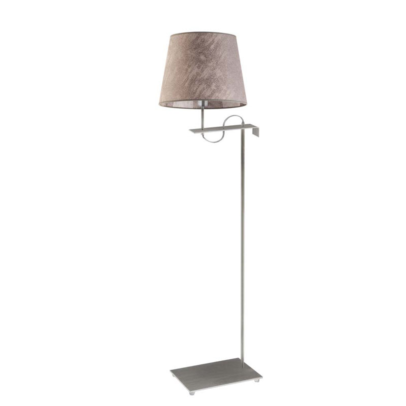 Arlester 170cm Swing Arm Floor Lamp, Silver