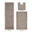 Ensemble de tapis pour salle de bain réversible 100% coton 2370 g / m² Merkel - ultra doux, très absorbant, lavable à la machine, certifié OEKO-TEX, idéal pour la douche, la baignoire, le meuble-lavabo et la toilette, beige-1613030069-1613030065