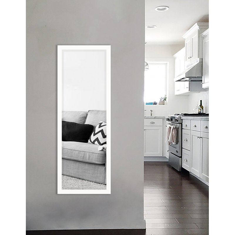 Miroir pleine grandeur brillant Vaxhide, H 58 po x l 19 po