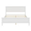 Base de lit plateforme en bois rustique avec tête de lit et support à lattes stable-300259103-300259072