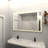 60 X 36 Rectangular Framed Dimmable Anti-Fod LED Wall Bathroom Vanity Mirror Lighted Mirror