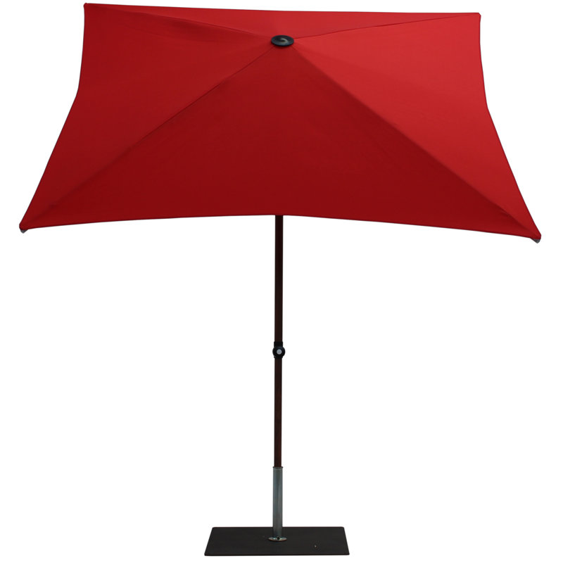 Aolaith 200cm Market Parasol, Red