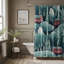 Rideau de douche Winter Train - Premium-1087366083