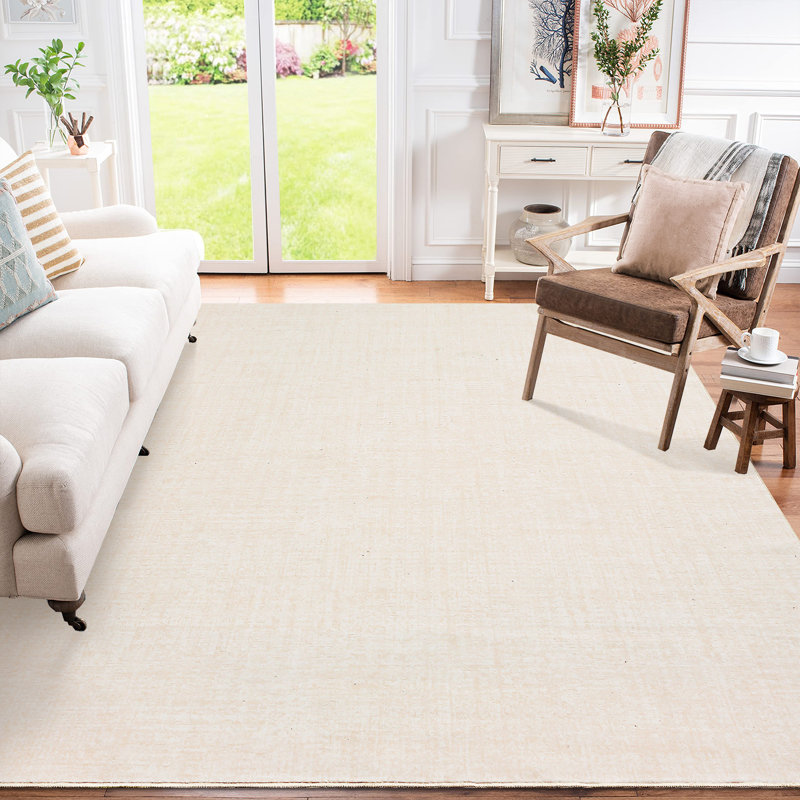 Machine Printed Area Rug, Beige, Rectangle 120 x 170 cm