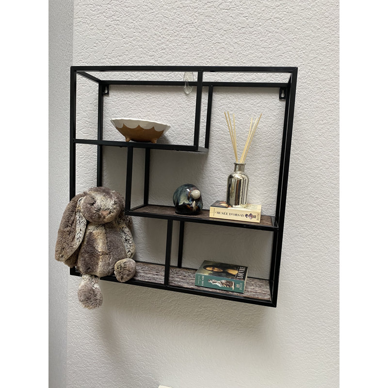 Ensemble de 3 tablettes décoratives carrées