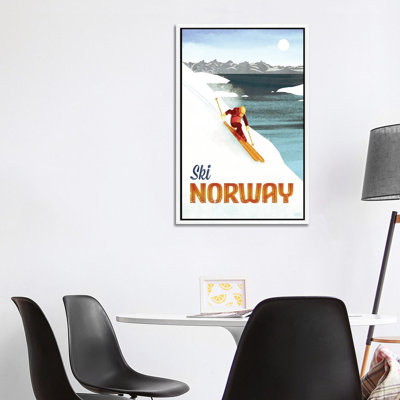 Norway-Skiing by Missy Ames - Print on Canvas