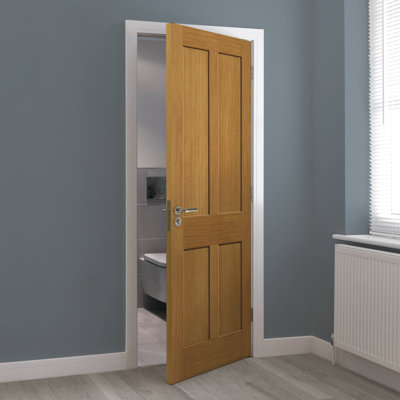 Rushmore Oak Internal Door Unfinished