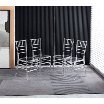 Chaise de soudage, chaise de salle à manger, ensemble de 4, siège en plastique