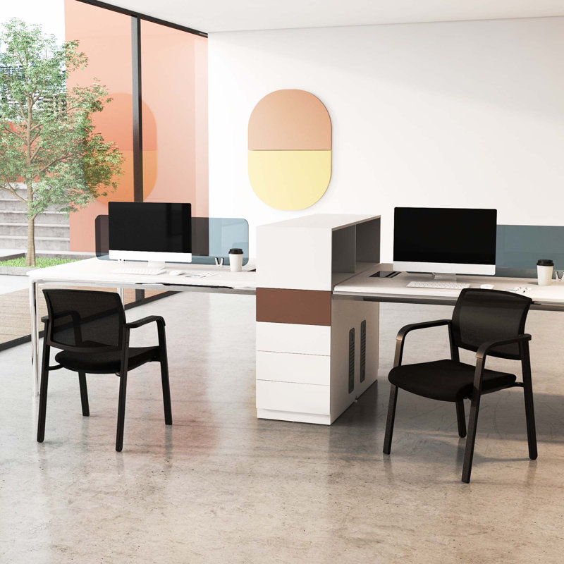 Chaise de salle d'attente empilable en filet