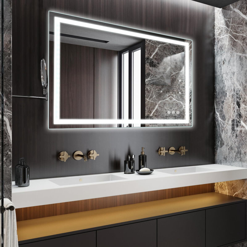 Gulesta Rectangle Wall Mirror, 48" x 32"