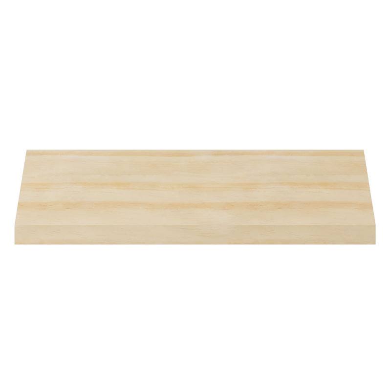 WM49 - Moulure de bois massif Crown Crown, H 3 po x P 2 1/8 po x F 3 5/8 po x L 96 po, pin teinté, Pin