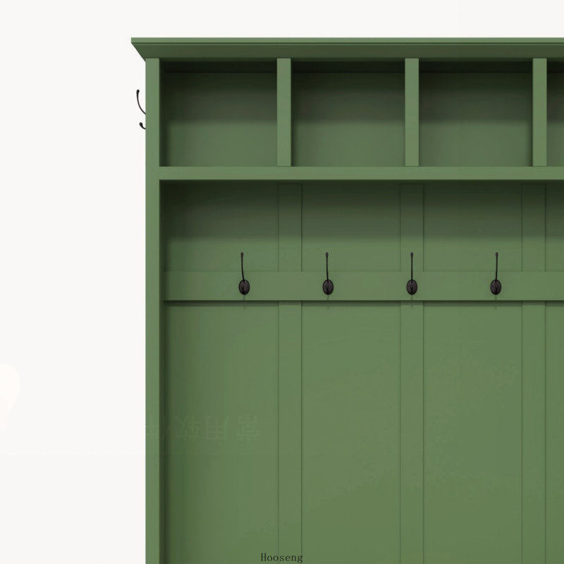 Portemanteau avec banc de rangement Farmhouse, Green