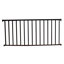 Ensemble de rampe en aluminium martelé noir l 6 pi x H 36 po ModVue