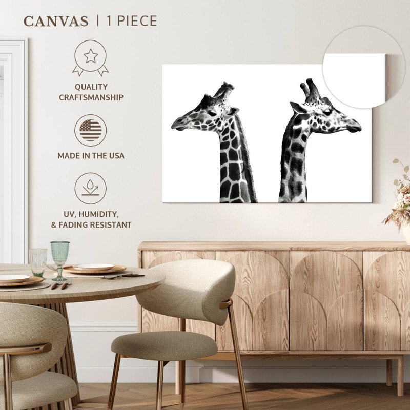 Brampt Giraffe Opposition, 30" H x 45" W