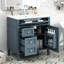 Meuble-lavabo de salle de bain avec 3 tiroirs, armoire de rangement et tablette réglable pour une organisation fonctionnelle, meuble-lavabo 30 po, glissières de tiroir en métal lisse, tablette, organisateur de porte d'armoire-1830928744