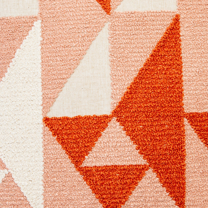 Taie décorative Enzo, Euro, Rose / rouge