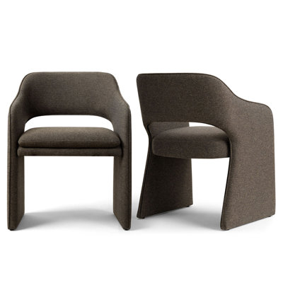 Upholstered Waterproof Fabric Accent Armchair