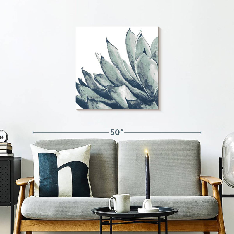 Harnek Blue Agave On White I