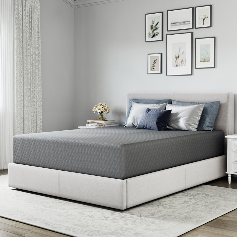 Matelas en mousse viscoélastique gélifiée 10 po, Lit simple