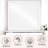 Katia Weathered White Finish Mirror