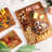 Hecef 15" Rectangular Cutting Board Set Chinaberry Wood Kitchen Cutting Board with Holder(Set of 3)