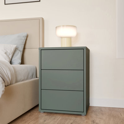 49.8cm W Manufactured Wood Bedside Table