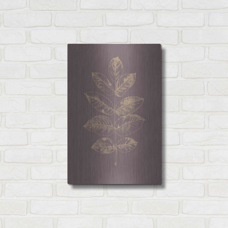 «Botanica 2» par Design Fabrikken, impression sur métal sans cadre, H 24 po x l 16 po x P 0,13 po