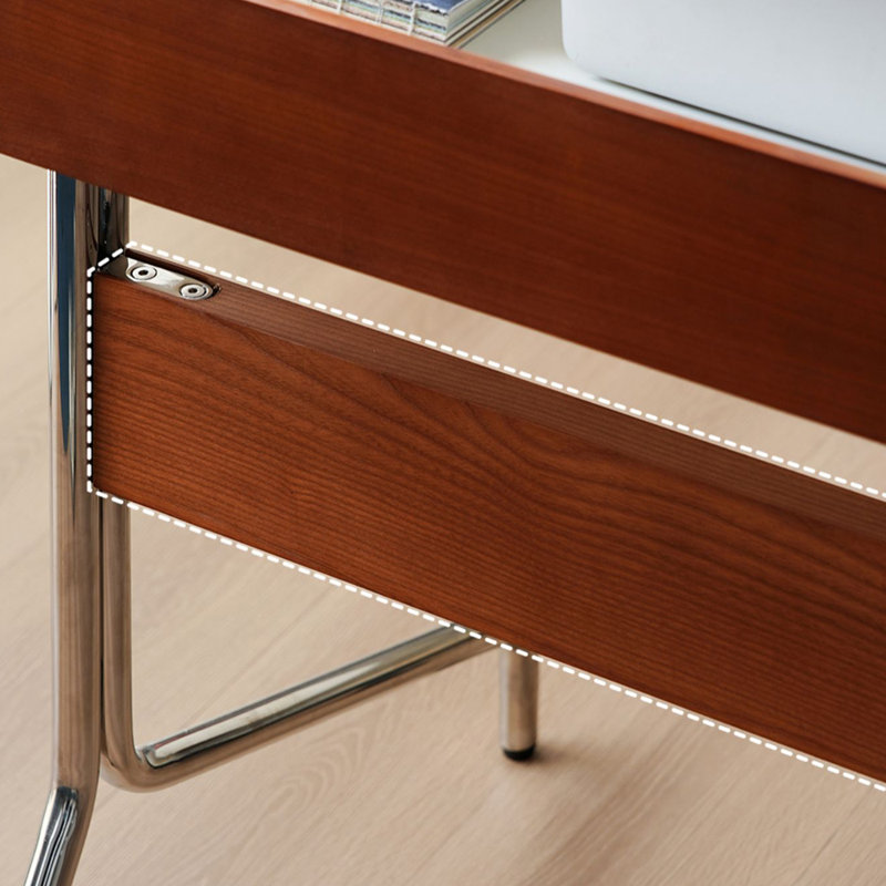 Bureau simple et élégant rectangulaire de 47,83 pouces