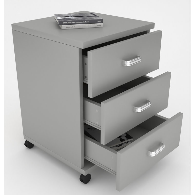 Corbet Workstation, Grey/Brown/Blue