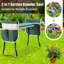 Banc de jardin pliant Kneeler avec 2 pochettes à outils et coussin Eva