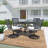 Faircloth Round 4 - Person Outdoor Dining Set with Cushions