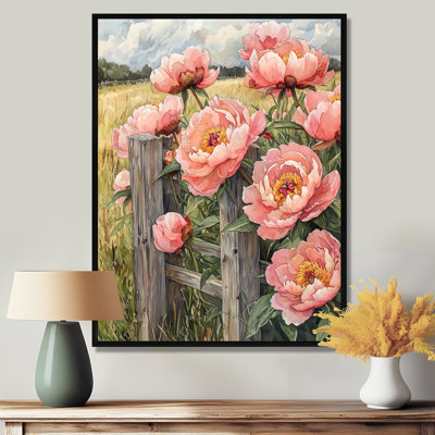 «Pony Cummingham At The Farm Fence II», impressions sur toile