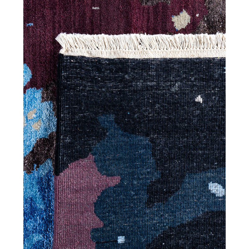 Overdyed One-of-a-Kind 8' 1" X 10' 6" Hand Knotted Area Rug