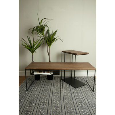 Minneota 2 - Piece Solid Wood Top Living Room Table Set