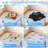 Wooden 4 In 1 Kids Table And 2 Chairs With Storage Drawers & 2 Removable Tabletops,Compatible With Lego And Duplo Bricks