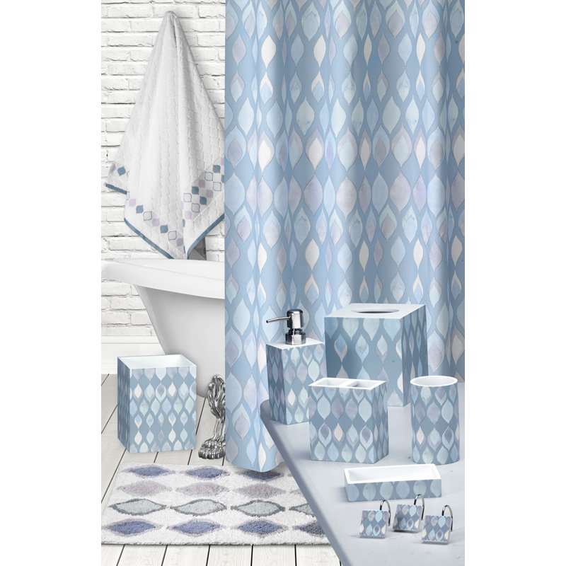 Shell Rummel Geometric Shower Curtain