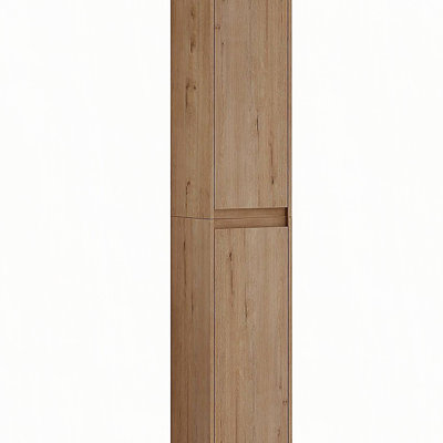 Bathroom Side Cabinet, 2-Soft Close Doors, Float Mounting Design