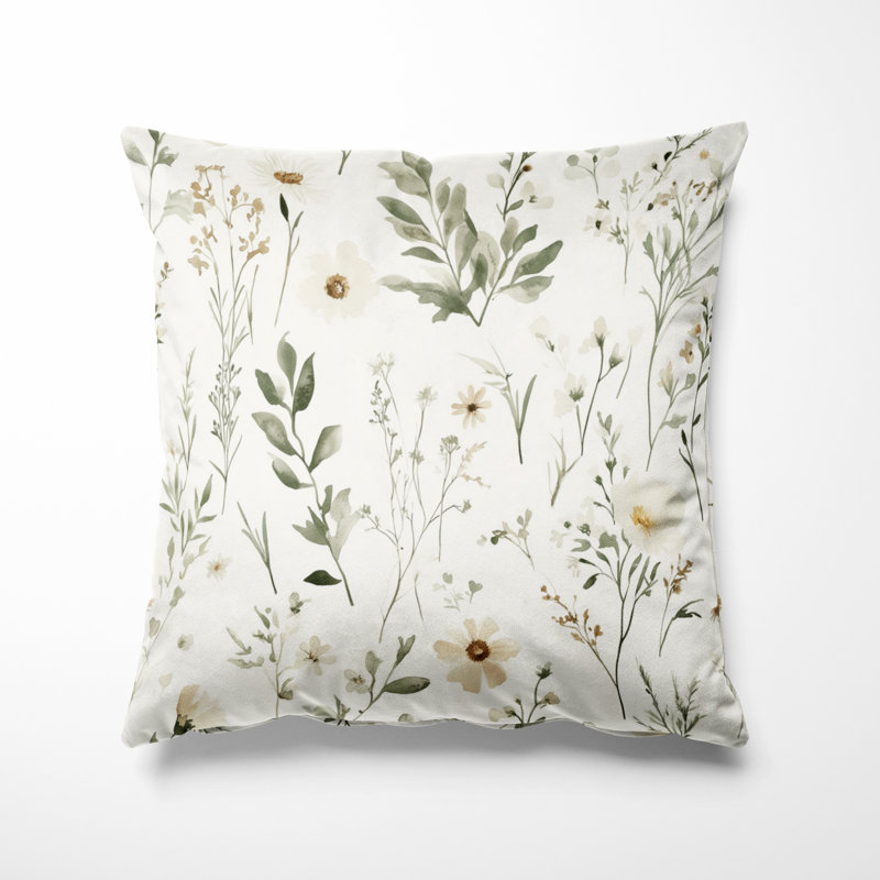 Coussin Country Farmhouse - Coussin Sage Meadow, H 18 po x l 18 po