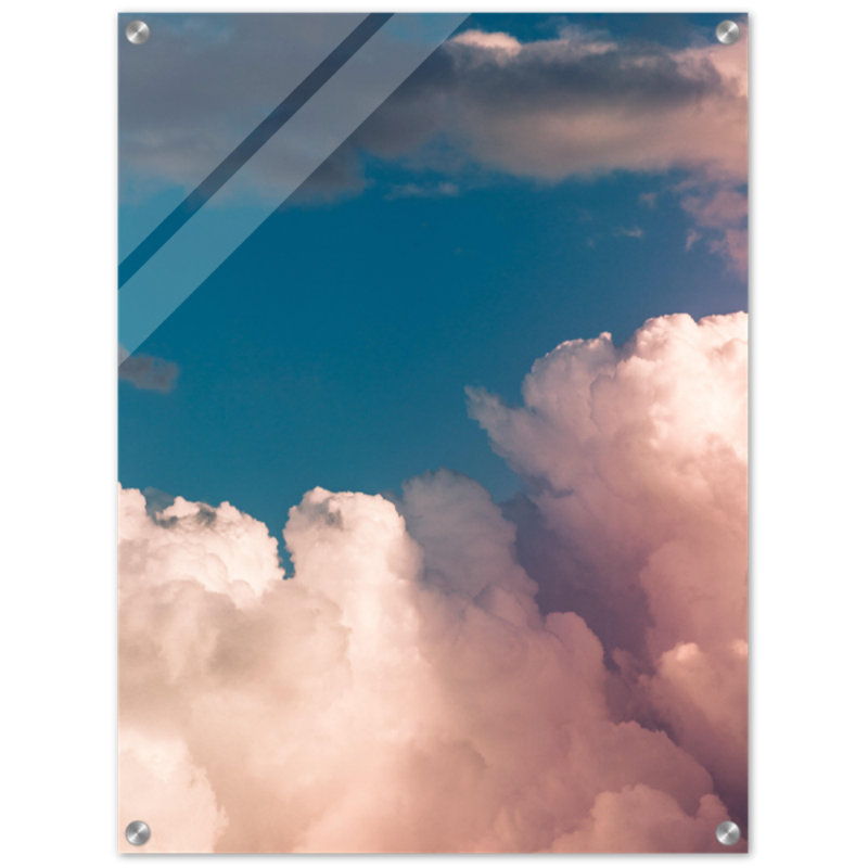 Clouds Print - Sky Landscape Wall Art - Soft Cloudscape Canvas Poster - Minimalist Nature Artwork - Calm Atmospheric Decor - Scenic Travel Wall Hanging - Modern Home Decoration Art Print