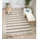 Beaird Striped Hand Woven Area Rug